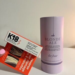 Drybar Blonde Ale Vibrance-Boosting Powder & K18 Mask